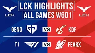 LCK Highlights ALL GAMES Week 6 Day 1 | LCK Spring 2024
