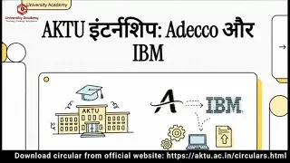 IBM Internship via AKTU & Adecco Paid Internship | Complete Registration Guide