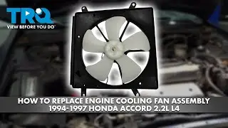 Как заменить вентилятор охлаждения двигателя в сборе на Honda Accord 2.2L L4 1994-1997 гг.