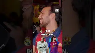 BARCA fan picks REAL MADRID legends? 👀 #shorts #football #soccer