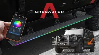 Grenadier LED Side Steps Go FULL RGB &ndash; APP Color Magic! 🔥#ineos #ineosgrenadiers #grenadier