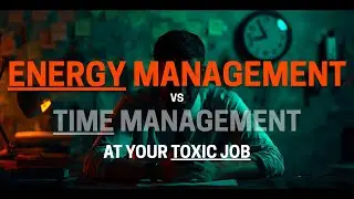 Energy Management Beats Time Management at Your Toxic Workplace - Day 6