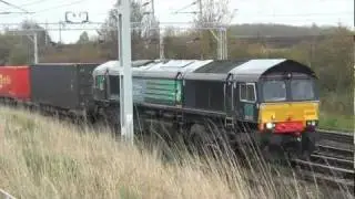 WCML Freight Sunrise to Sunset 10th November 2011