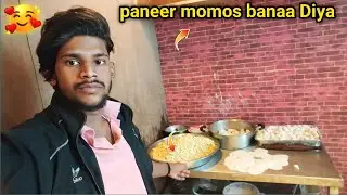 paneer momos banaa Diya 😍@ChetuVIogsGiridih  