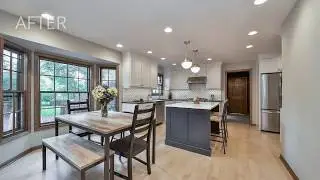 Galaxy| Construction Kitchen Remodeling time-lapse McLean, Virginia.
