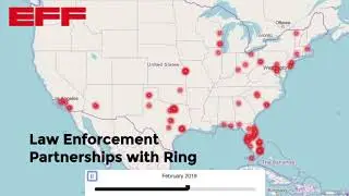 Amazon Ring Law Enforcement Partnership Growth - October 2019