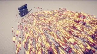WALL SHIELD vs 100x EVERY ARCHER - Totally Accurate Battle Simulator TABS