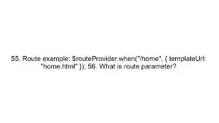 AngularJS Interview Questions and Answers (Beginner to Advanced)