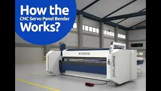 How the CNC Servo Panel Bender Works | Industrial 3D Animation