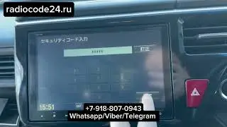 Как найти код магнитолы Gathers VXM-155VFNi на Honda Stepwgn 2015
