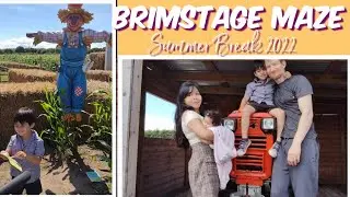 Brimstage Maze /  Locating 8 Gym Equipment in a Corn Maze / What to do in Wirral?