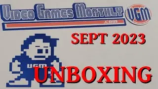 Video Games Monthly September 2023 Unboxing w/Gameplay