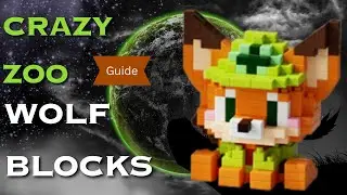 [Guide] No.7349 Crazy Zoo Cute Wolf 🐺 | Fun Little Toys Block Instructions & Assembly Tutorial