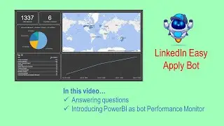 Follow-up on #linkedin #easyapply bot (errors, #PowerBI dashboard)