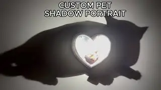 Unique Pet Gift Ideas - The Vivid Happy Shadow Silhouette Night Light