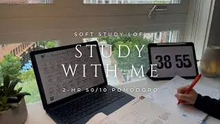 2-HR 50/10 POMODORO 📚 STUDY WITH ME - MCAT PREP🩺📚 STUDY LOFI 🎧 CHILL BEATS, NO NOISE, REAL TIME