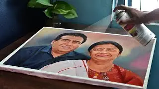 Acrylic Portrait Painting / Acrylic painting techniques