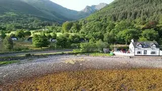 Views over Sea Bed Luxury Lodges at Woodlands, Glencoe, Scotland