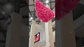 Thousands of balloons drop ​⁠@TheMarinaMall for Valentine&rsquo;s Day.#Marina mall#valentines day#love