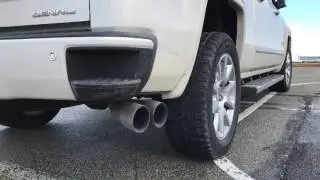 2015 GMC Sierra Denali 6.2L. COLD START CORSA EXHAUST.