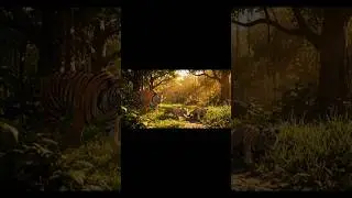 Tiger and Cubs 3D in Jungle | Majestic Wildlife & Nature Adventure #ai #aigenerated #tigercubs