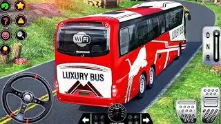 🚌 Realistic Coach Bus Driving Simulator | Smooth Ride Experience 😎