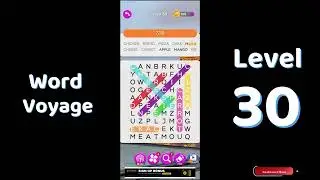🎮 Word Voyage Level 30 Answers | Relaxing Word Puzzle Adventure 🌍 | Go Answer