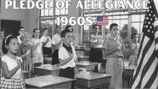 1960s Classroom Moment: Students Recite the Pledge of Allegiance