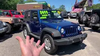 Here's a 09 Jeep Wrangler ✖️Review - For Sale 11 Years Later for $12,990 | Tour at Rodgers Wranglers