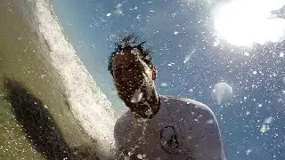 First Time Skimboarding - Slow Mo Wipeouts Shot on GoPro in 720p 120fps