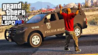 FUGA MAL SUCEDIDA!!! - GTA V Rotina Policial -  PMERJ force games