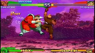 Shin Akuma VS M. Bison and Cammy &ndash; Street Fighter Alpha 3 Max