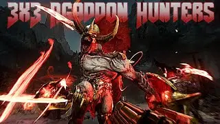 DOOM The Dark Ages - Ripatorium (PS5): 3x3 Agaddon Hunters - Nightmare 150% speed [No HUD]