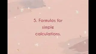 TUTORIAL USING Excel
