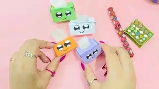 Easy Origami Mini Tissue Box | DIY | How to make an Origami Mini Tissue Paper Box