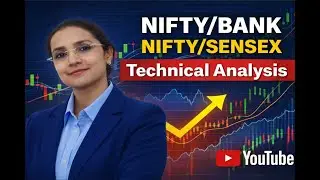 Nifty, Bank Nifty & Sensex Prediction For Tomorrow: Technical Analysis!!