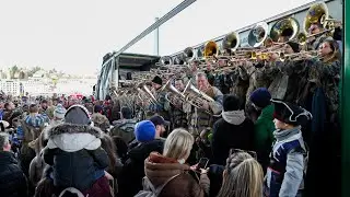 Nemo - The Code (live) | Eurovision 2025 | Musegg-Geischter @ Bahnhof-Guuggete, Luzerner Fasnacht