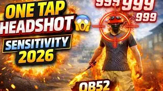 Free Fire Sensitivity 2026 😱 One Tap Headshot | 100% Red Number Trick