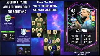 Agueros Hybrid + Argentina Goals Sbc Solution || Future Icon Aguero || Objectives Sbc || Madfut 21