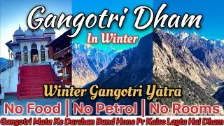 Winter Gangotri🥶:An Epic Journey Towards Peace☮️  |Must Visit Place In Uttarakhand| Harshil Valley 💎