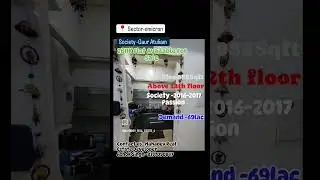 📍Gaur Atuliam society 📍 Sector omicron-3📍2Bhk Flat Available For Sale.