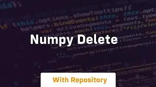 numpy delete