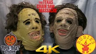 Trick or Treat Studios Vs Rubies 1974 Leatherface Killing Masks in 4K