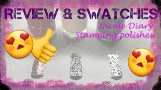 Nicole Diary Stamping Polishes Review and Swatches