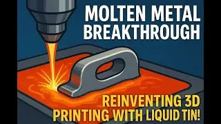 Molten Metal Revolution: Reinventing 3D Printing with Liquid Tin!
