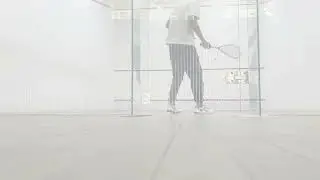 Solo Squash Training | On-Court Practice, Movement & Strokes | Squash Fitness Vlog