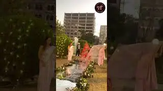✨ Royal Entry Goals! 👑 Bride & Groom's Grand Wedding Entrance 💍 #WeddingShorts