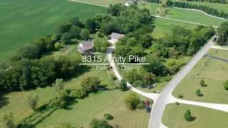 Central Ohio Real Estate - Aerial Drone - 8315 Amity Pike, Plain City, Ohio