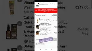 wow skin science loot offer|| free 2 serum 😍😍 || christmas sale  #shorts #yt #wowskinscience #short