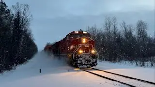 Back-to-Back & The First Trains Of 2026! | Two Northbounds on the CPKC Mactier Sub!